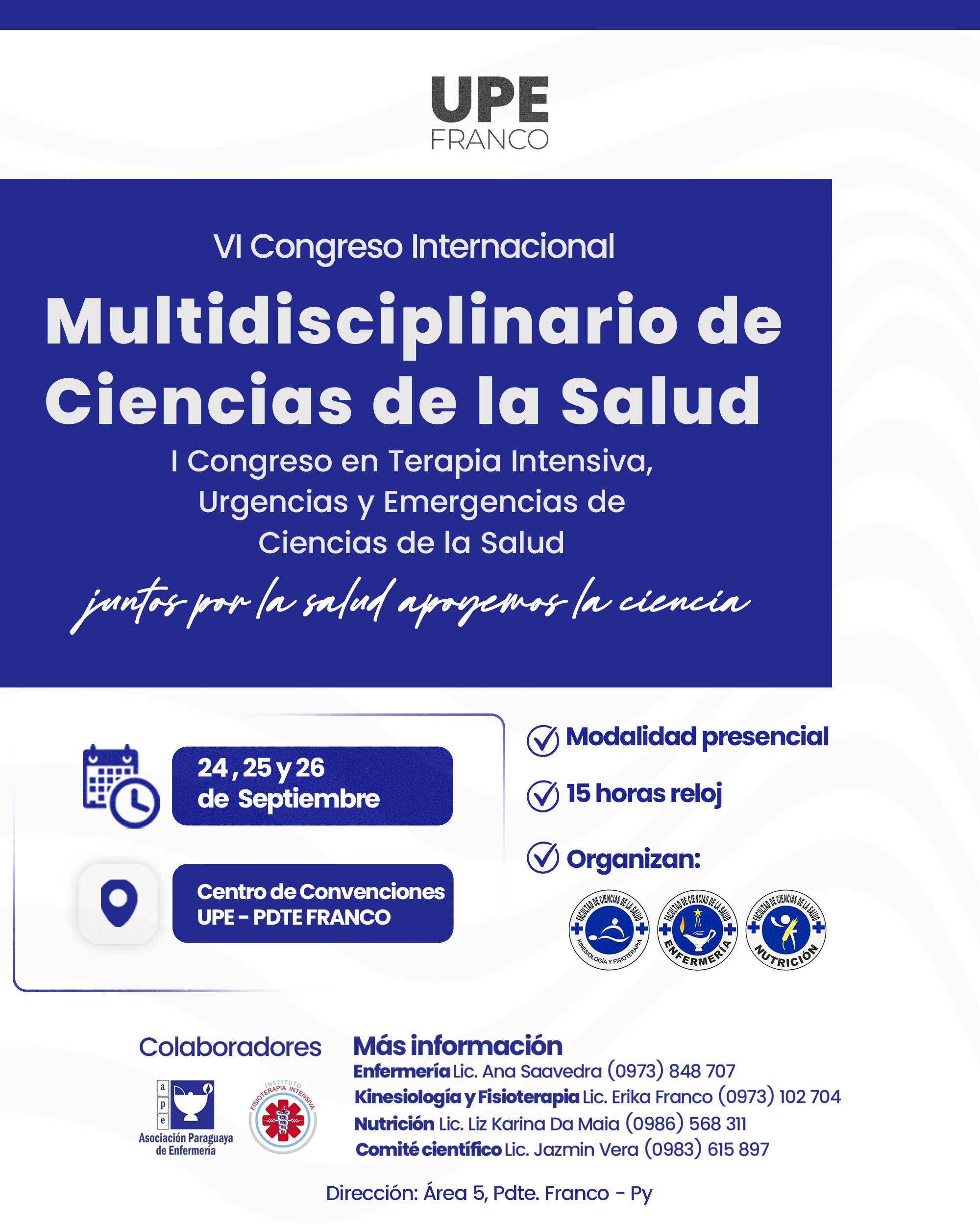 VI Congreso Internacional Multidisciplinario de Ciencias de la Salud